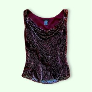Crushed Velvet Top